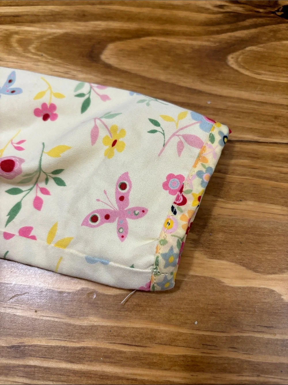 Baby Gap Infant 3-6 Month Butter Yellow Floral Button-Up 100% Cotton Jacket